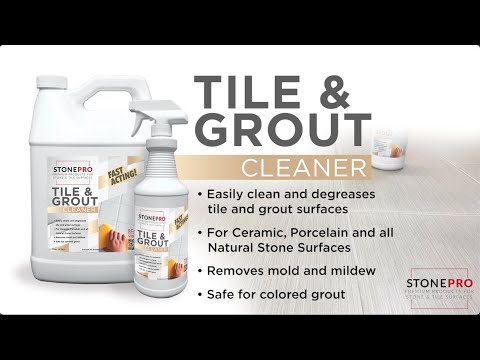 Stone Pro Quick Clean Tile & Grout Cleaner - 1 Quart-SPQCQ