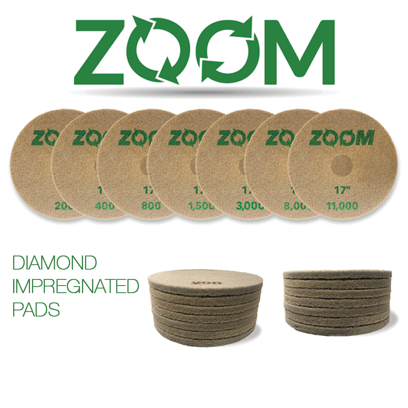ZOOM Diamond Impregnated Polish Pads